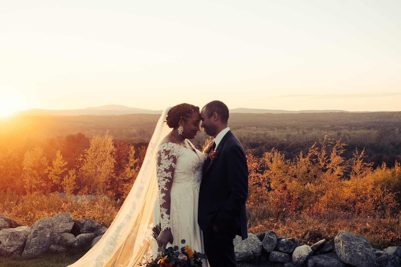 Golden hour couple portrait